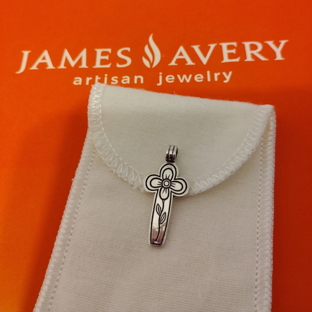🛑SOLD🆕Rare, Retired & Limited James Avery's "Spring Flower Cross"